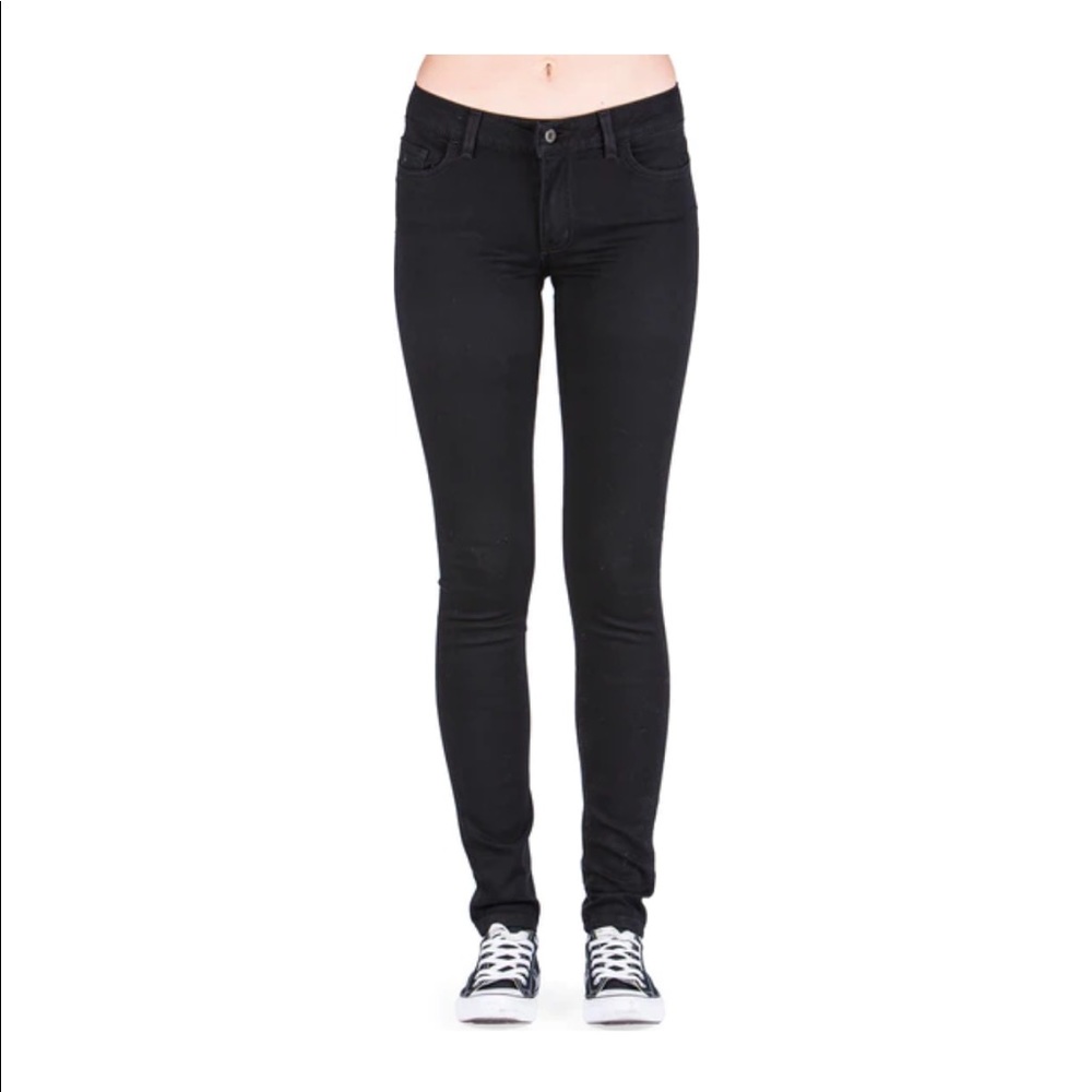 Naked & Famous The Skinny in Black Super Stretch Lightweight